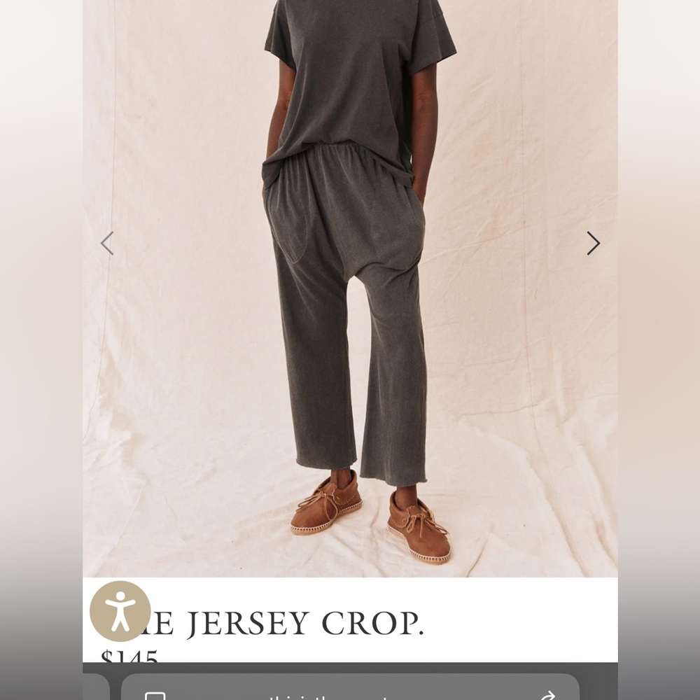 The great THE JERSEY CROP pant - Picture 2 of 7